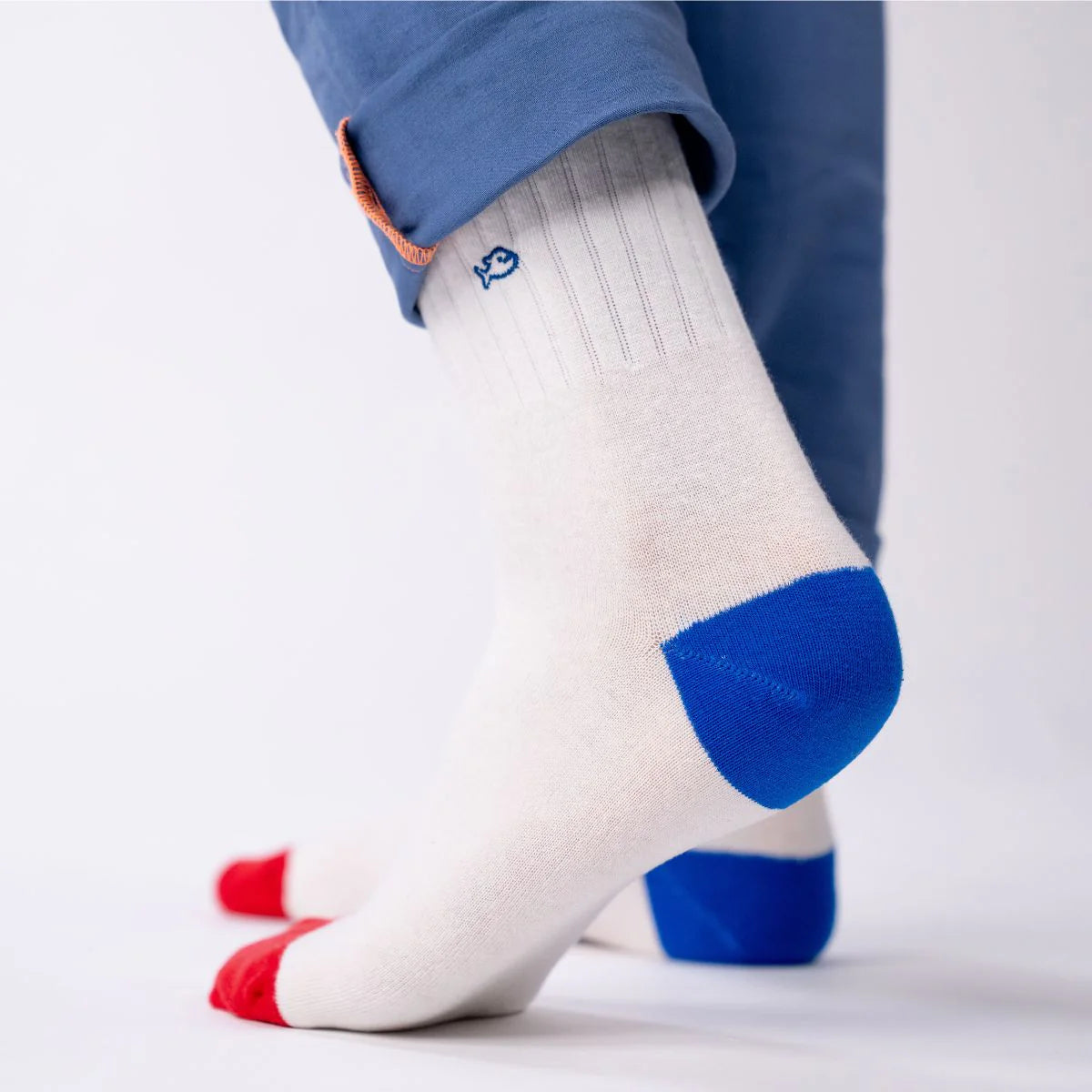 Herensokken Retro |geel, rood