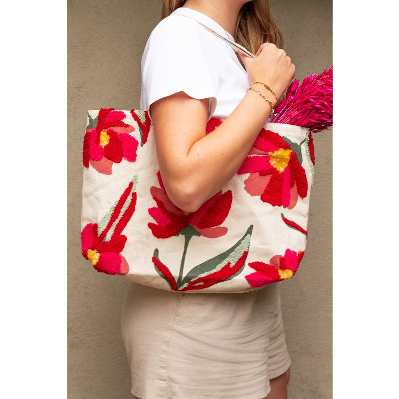 Totebag bloom Peony