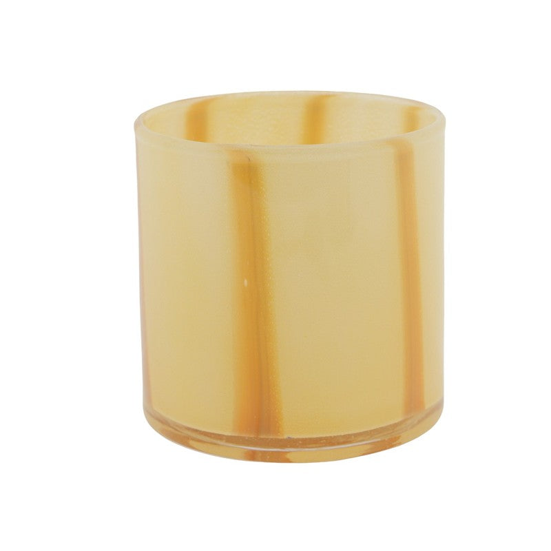Theelichthouder banding | Beige L