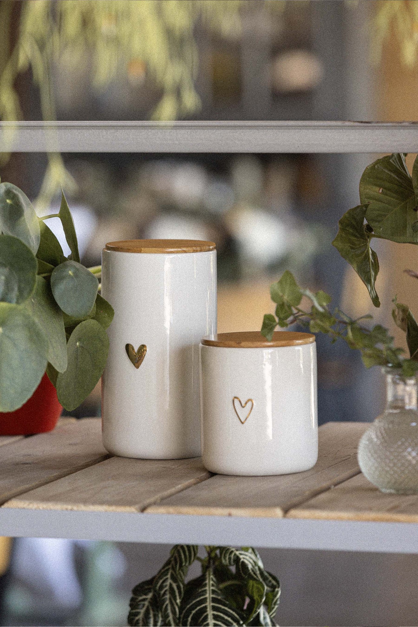 Voorraadpot met deksel S| hartje