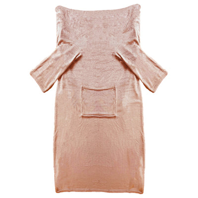 XL fleece deken met armen I Muted clay