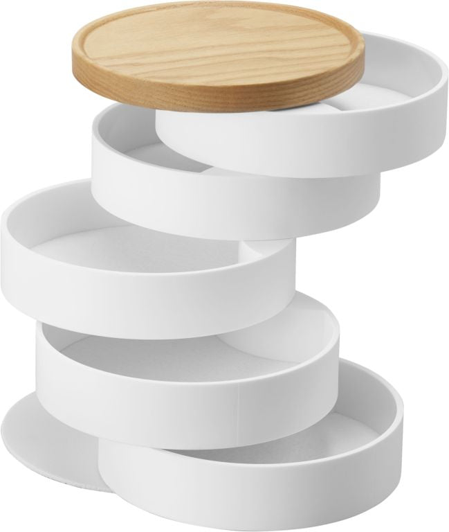 Yamazaki Rond accessoirerekje Tosca WIT (5 lades)