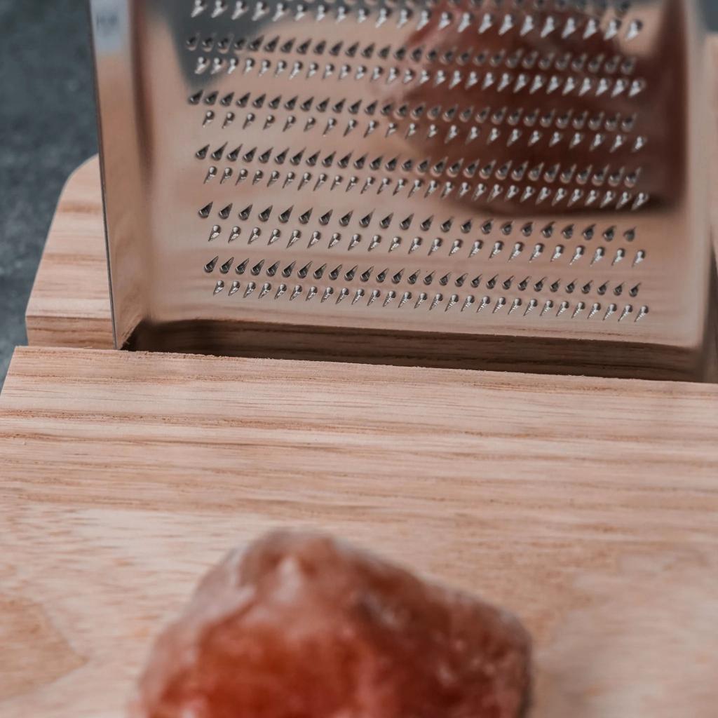 Rivsalt Rasp met Himalaya zoutsteen