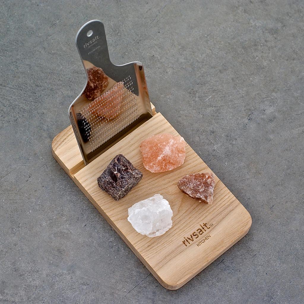 Rivsalt Rasp met Himalaya zoutsteen
