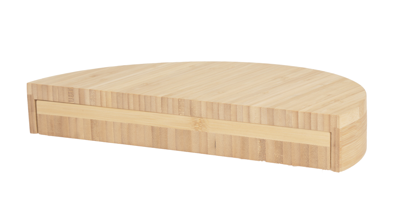 Serveerplank met 4 potjes