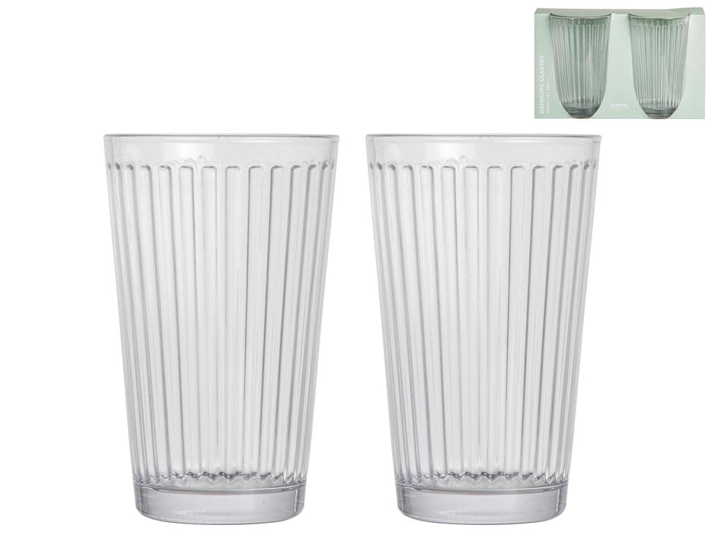 Set van 2 drinkglazen (380ml)