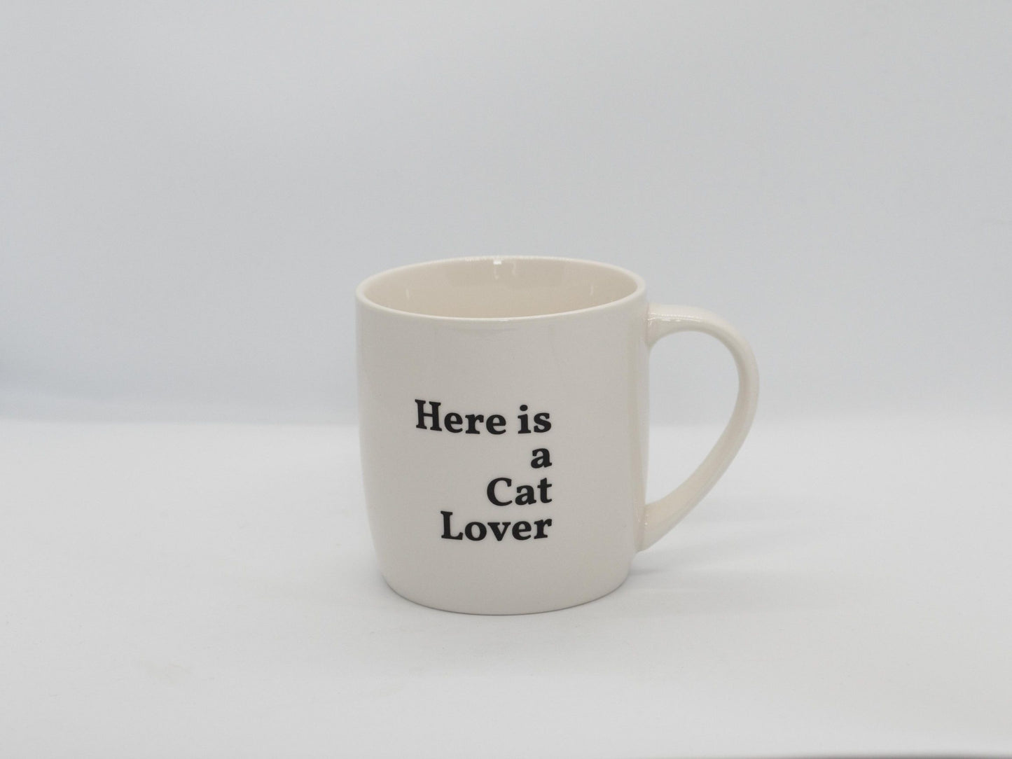 Tas/mok met quote 'here is a cat lover'