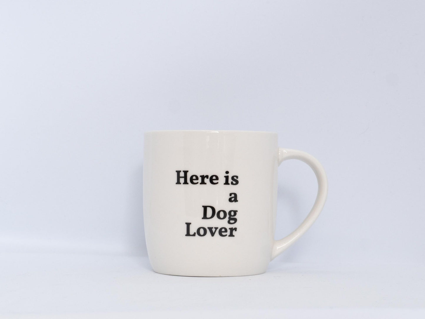 Tas/mok met quote 'here is a dog lover'