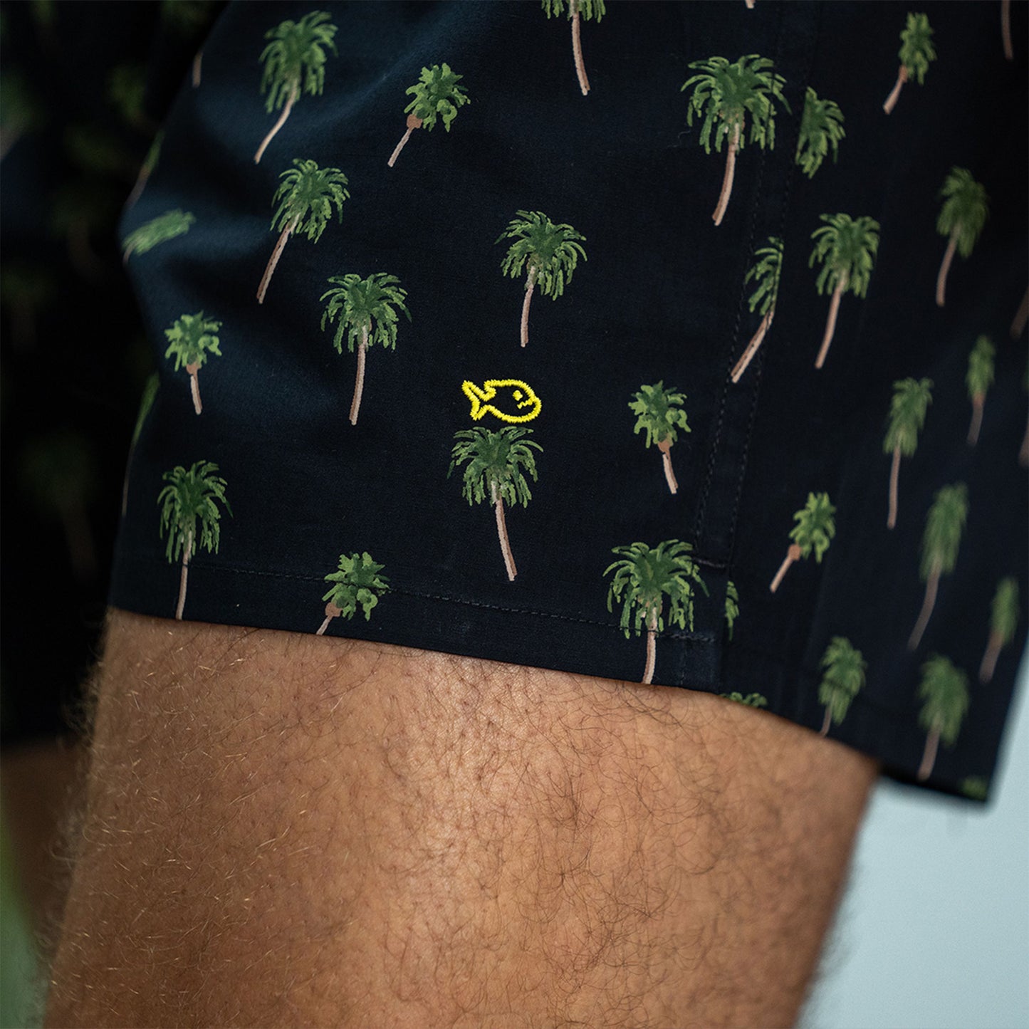 Boxershort (los model) Palm trees in biologisch katoen