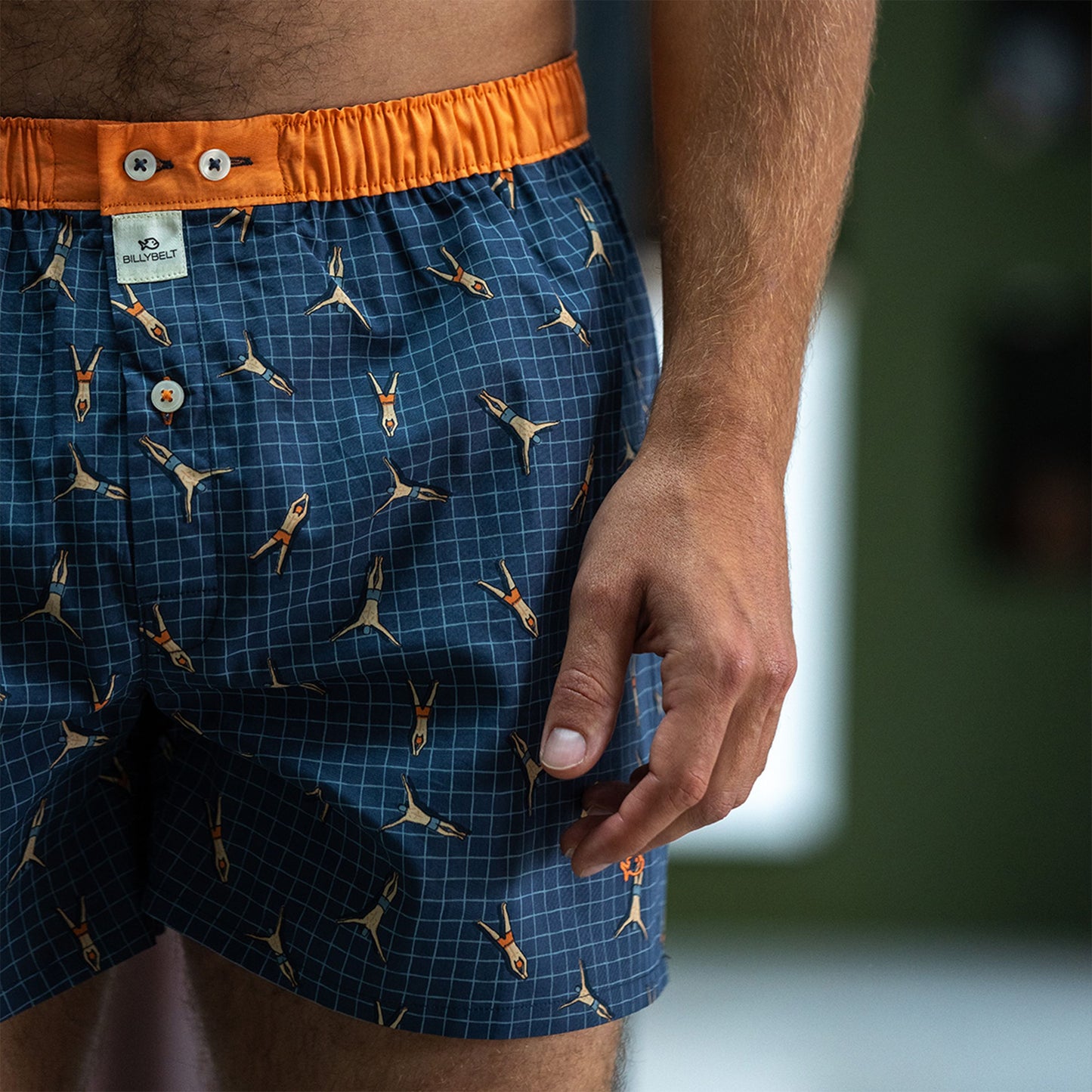 Boxershort (los model) Pool Party in biologisch katoen