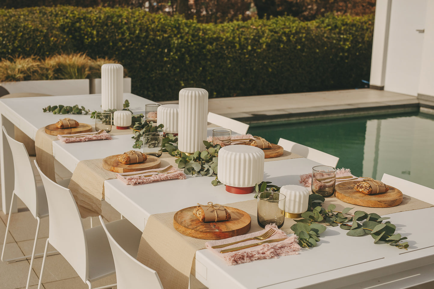 Dentelles 15 LED licht I zwart