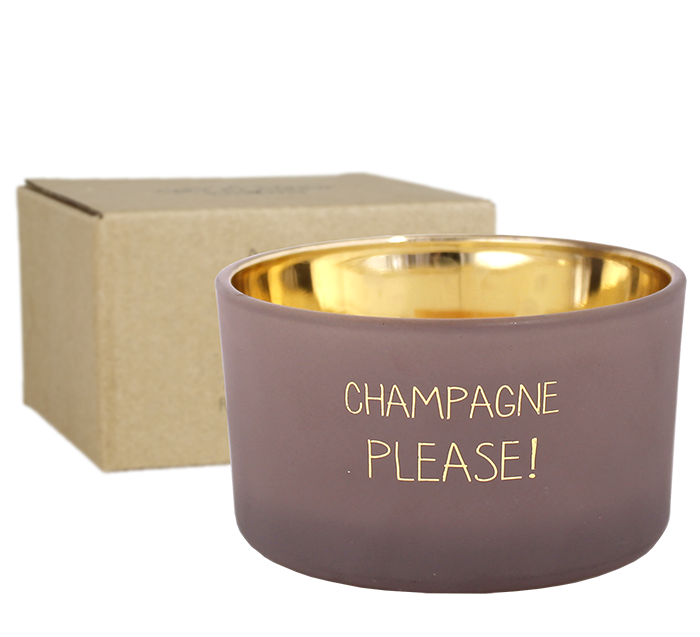 Geurkaars "Champagne please"