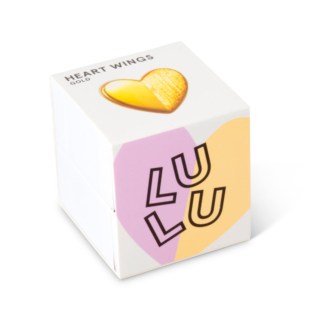 LULU - Oorbel Heart wings I Goud
