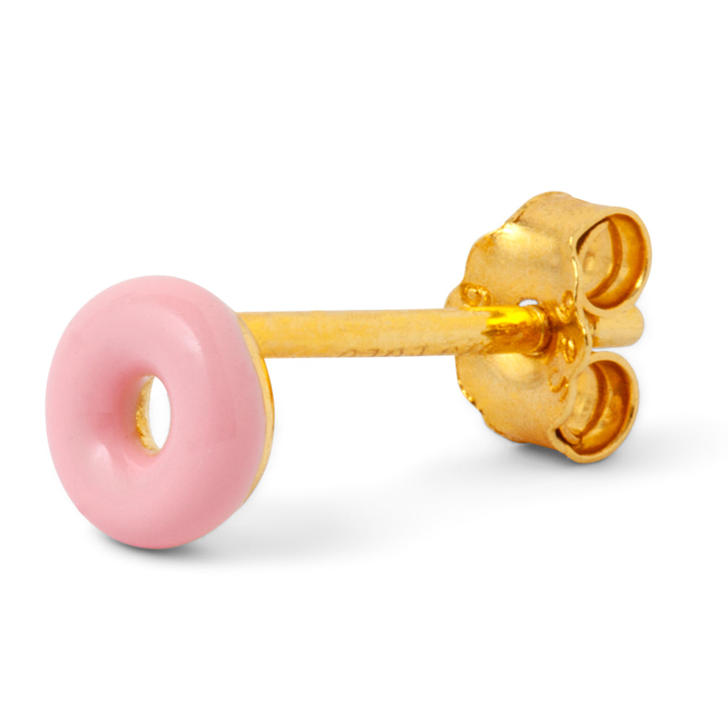 LULU - Oorbel Donut Light Pink