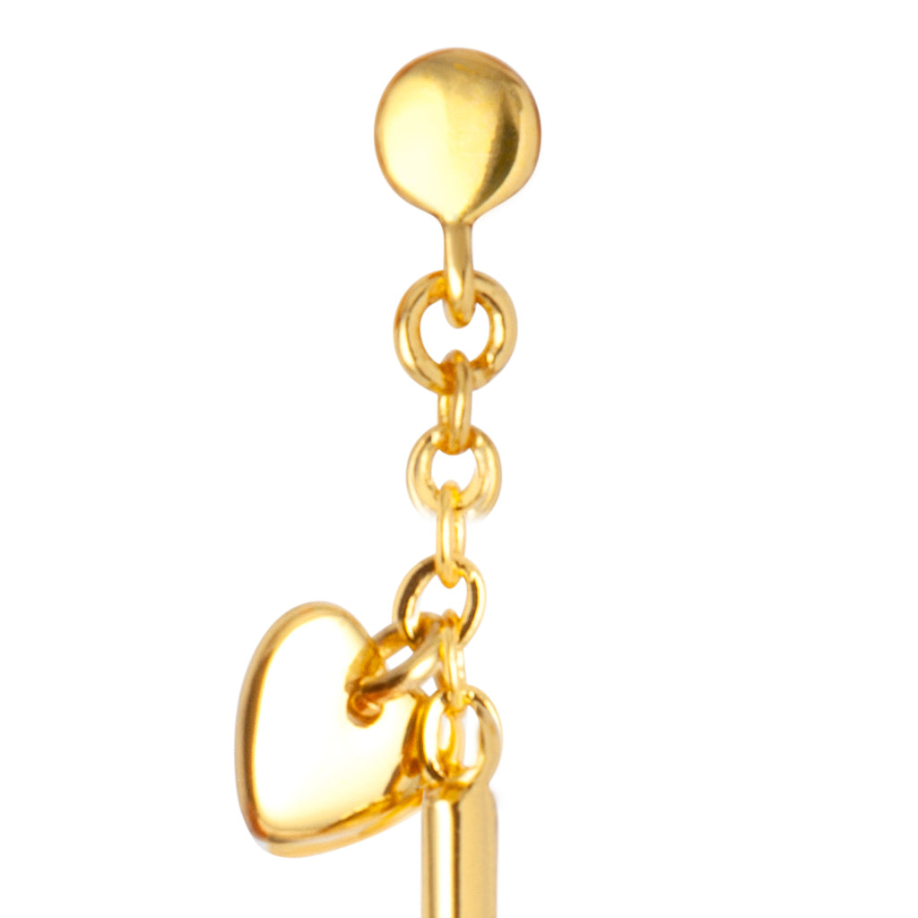 LULU - Oorbel Topping long slim Secret