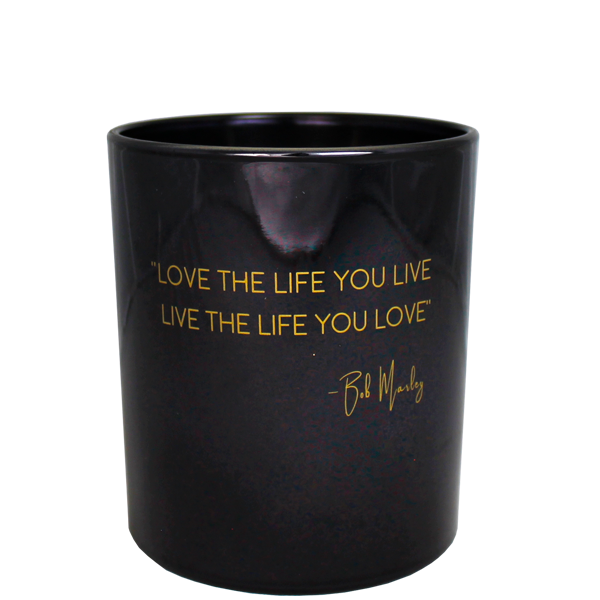 Geurkaars sojawas "Live the life you love,.."