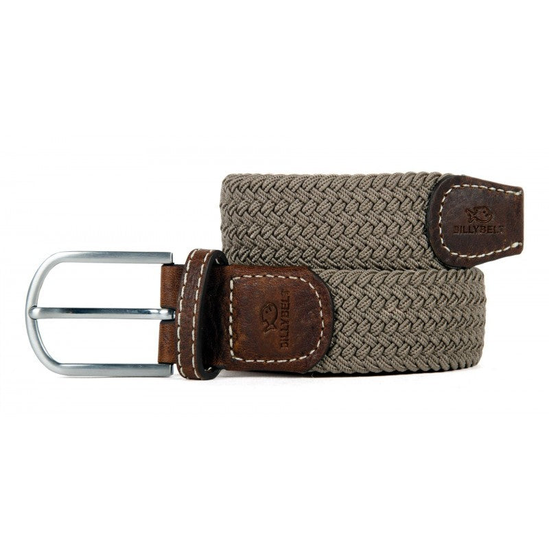 Gevlochten riem Taupe Beige