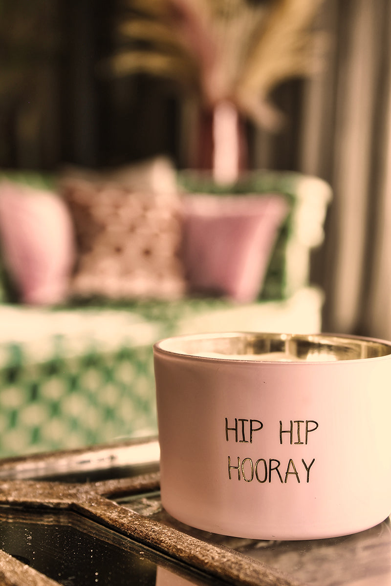 Geurkaars "Hip hip hooray"