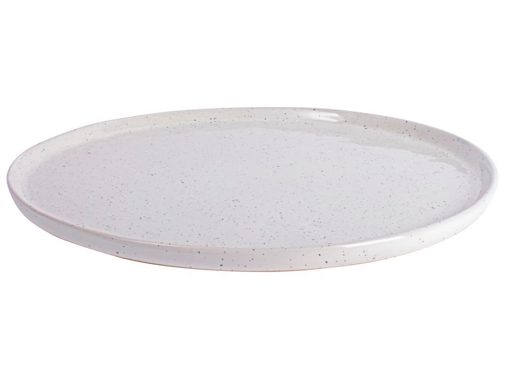 Wit bord met spikkel Ø27cm