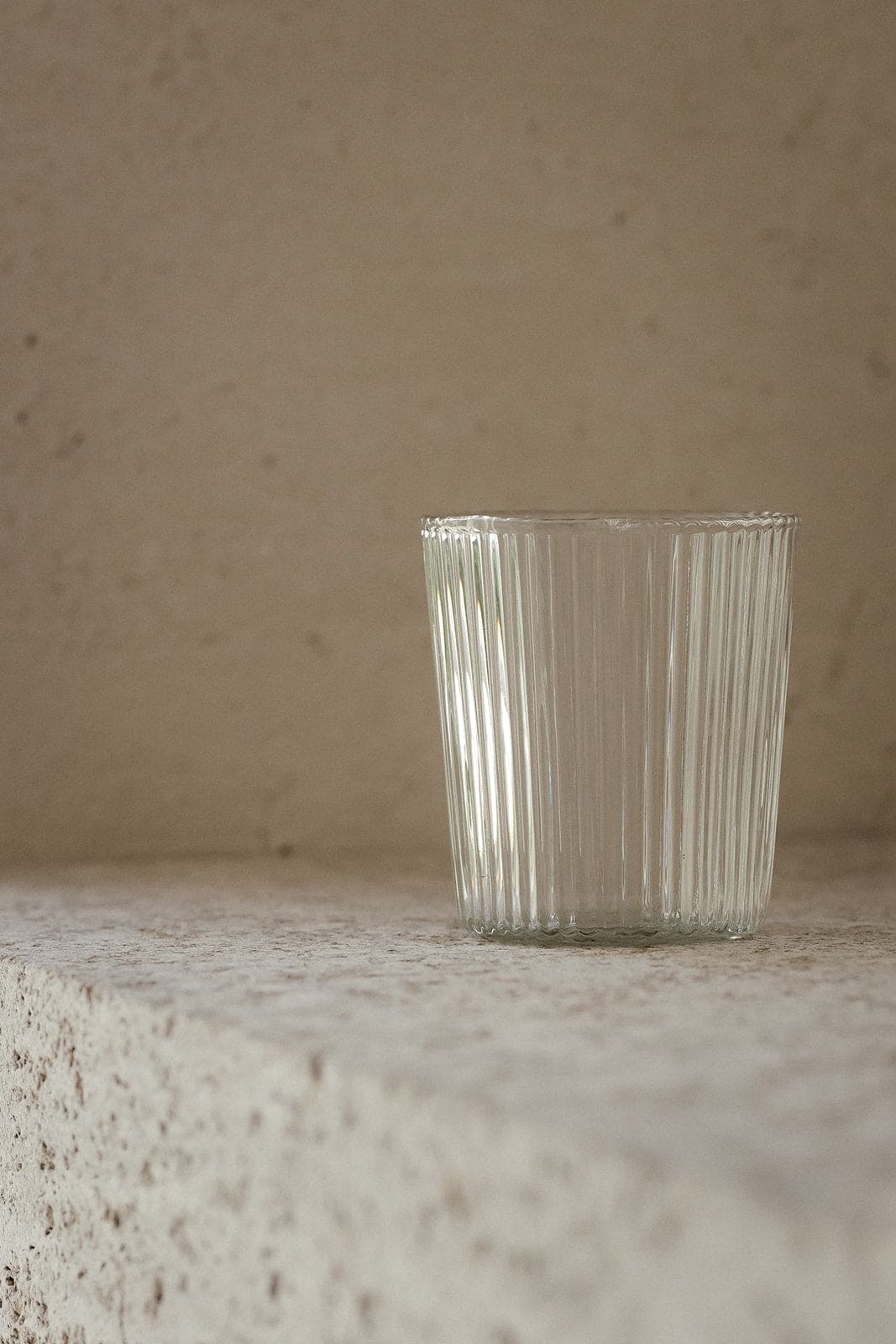 Paveau geribbeld glas I White haven