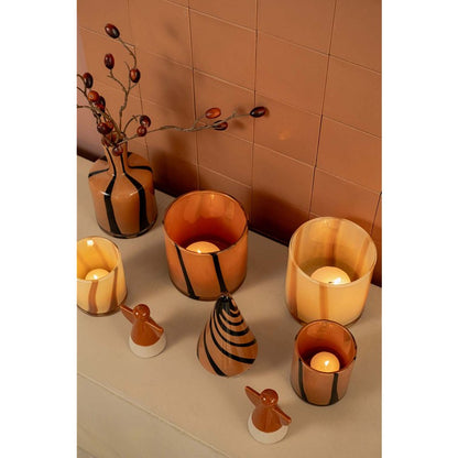 Deco boom met LED-verlichting | Bruin