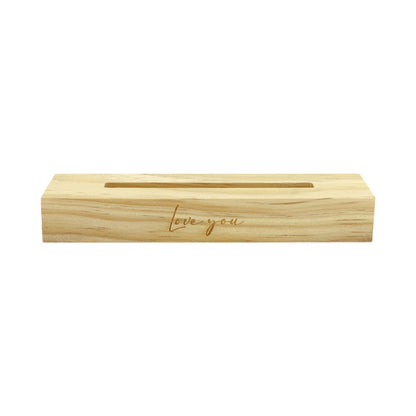 Houten houder | Love you