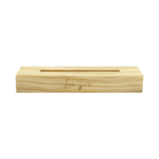 Houten houder | Love you