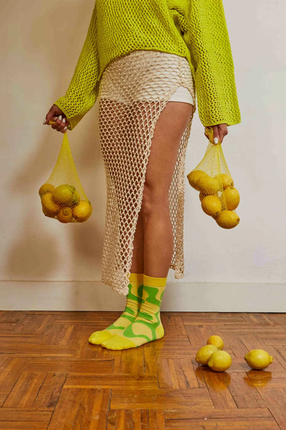 Eat my socks I Sokken ' Fresh Lemons' (2 paar)