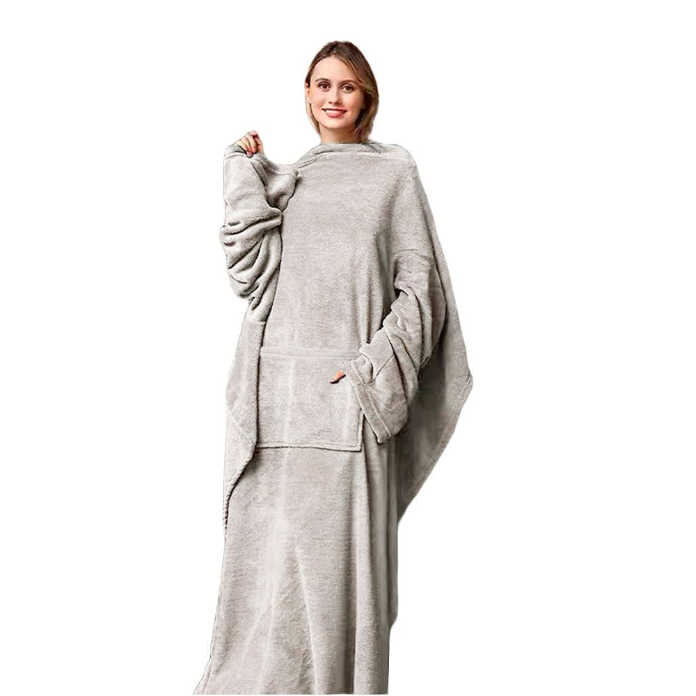 XL fleece deken met armen I Pumice stone