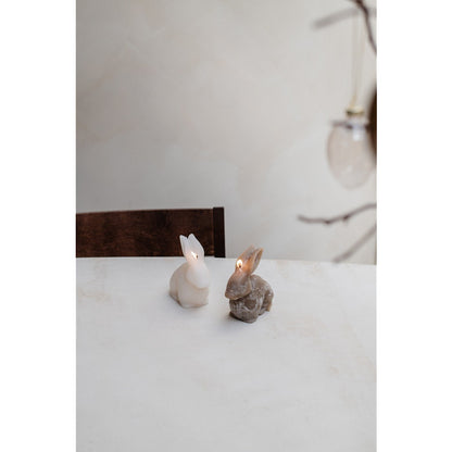 Kaars Bunny Ivo | Taupe