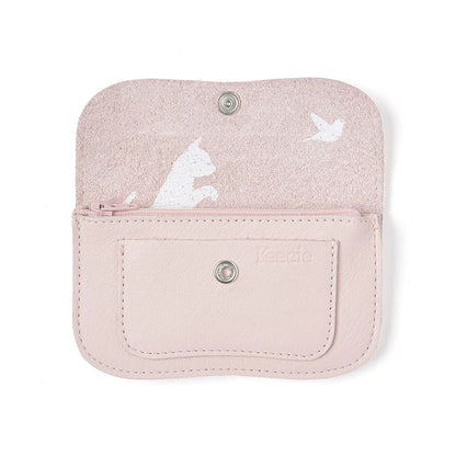 Keecie Wallet Cat | Powder Pink