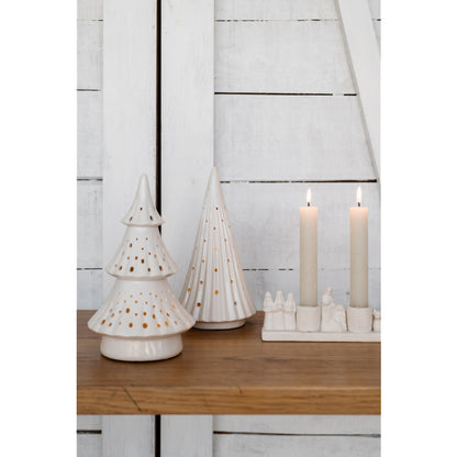 Kerstboom met LED-verlichting | Wit