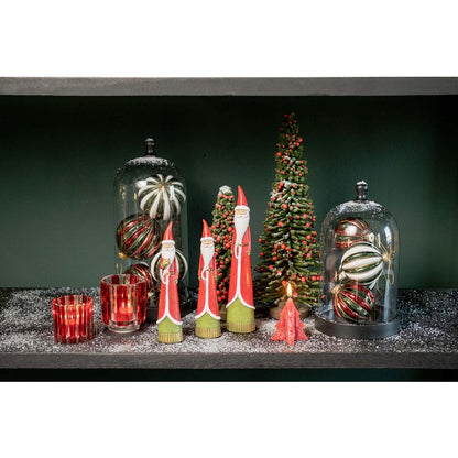 Deco Kerstman rood S