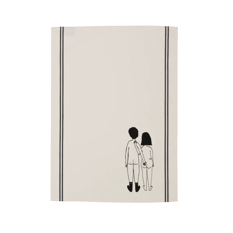 Keukenhanddoek | Naked couple
