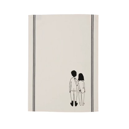 Keukenhanddoek | Naked couple