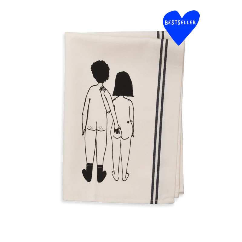 Keukenhanddoek | Naked couple