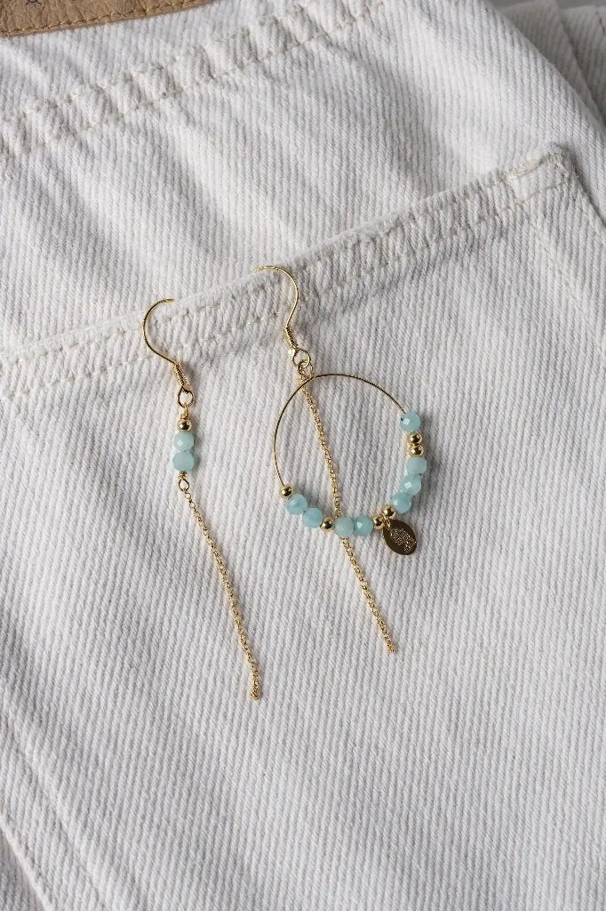 MP Oorbellen | Gold Mint