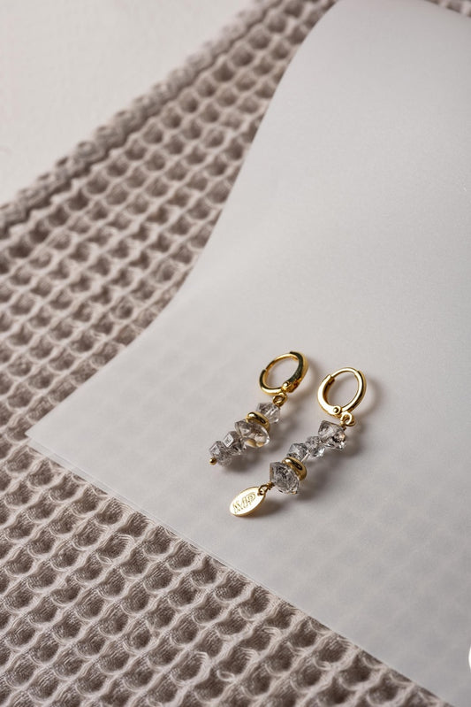 MP Oorbellen | VIRGIL Gold Grey