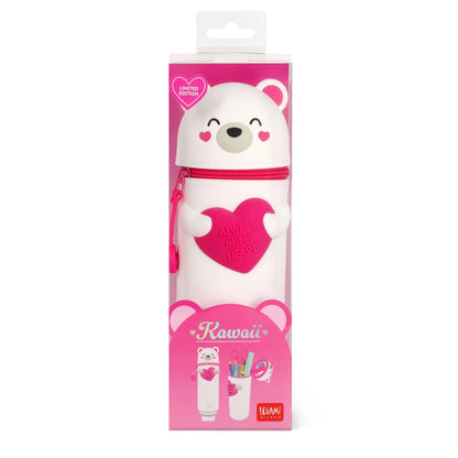 Siliconen pennenzak I teddybeer