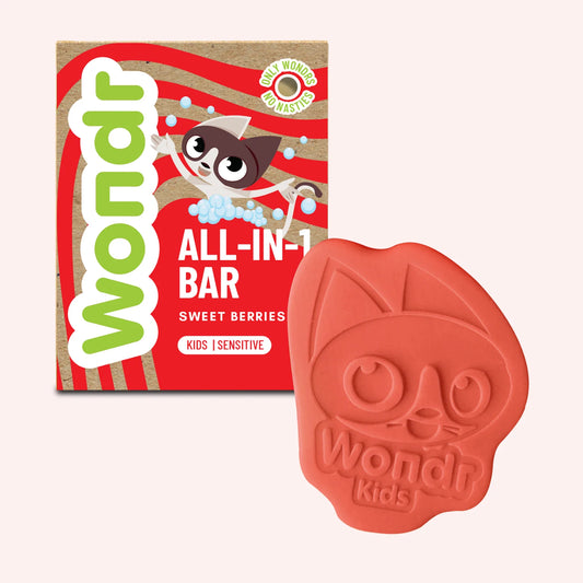 WONDR I All-In-1 Bar - Hair & Body kids| Sweet Berries