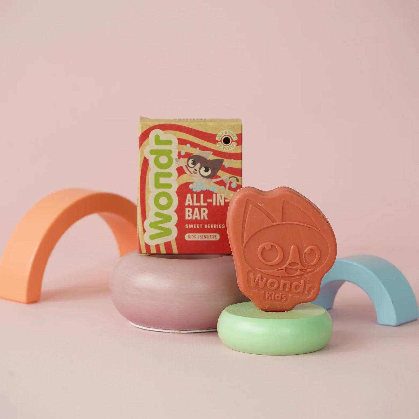 WONDR I All-In-1 Bar - Hair & Body kids| Sweet Berries