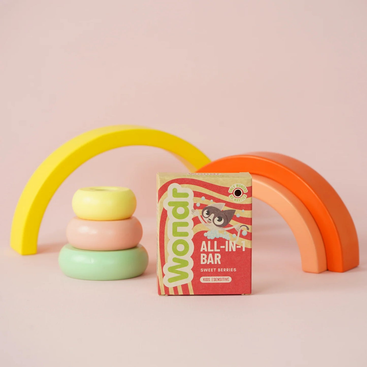 WONDR I All-In-1 Bar - Hair & Body kids| Sweet Berries