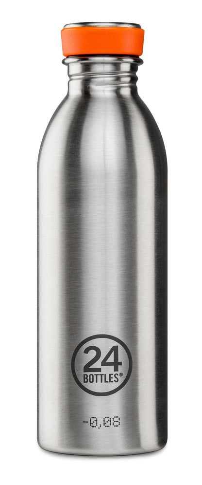 24Bottles Waterfles Urban 500ml I Brushed steel