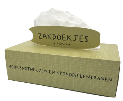Tissuebox  met leuke quote | 3 varianten