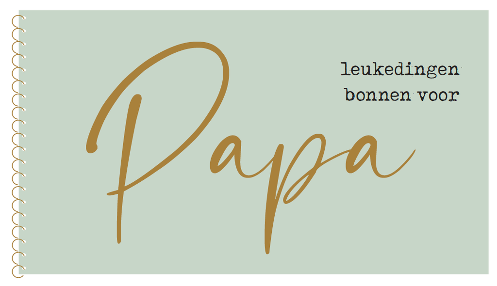 Leuke dingen bonnen voor papa