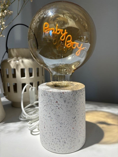 LED-Lamp Baby Boy + Voet