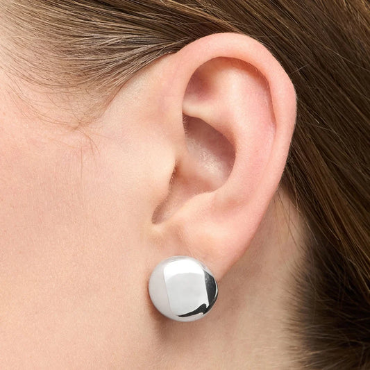 LULU -  Oorbel Bubble Round | zilver