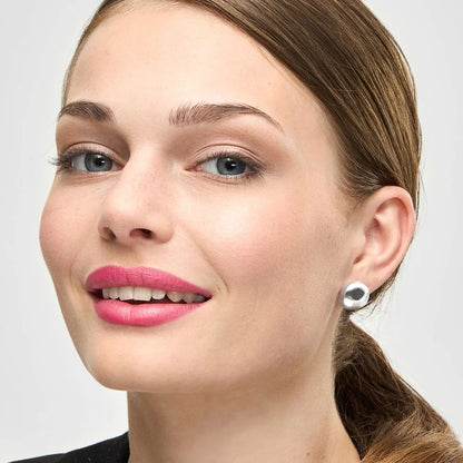 LULU -  Oorbel Bubble Round | zilver