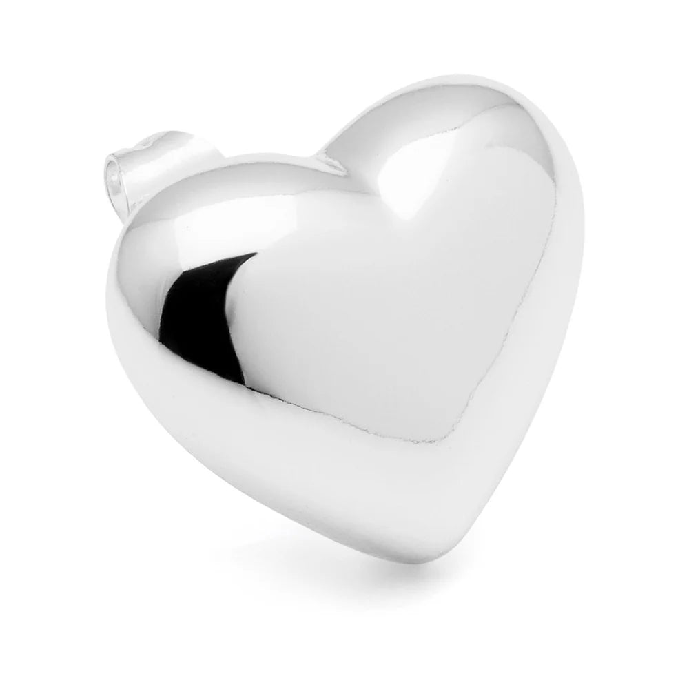 LULU -  Oorbel Bubble Heart | zilver