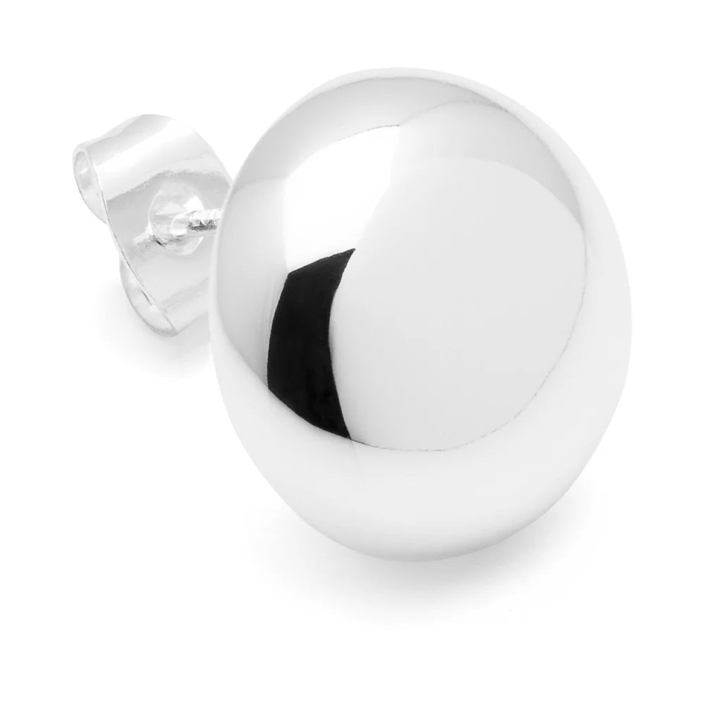 LULU -  Oorbel Bubble Round | zilver